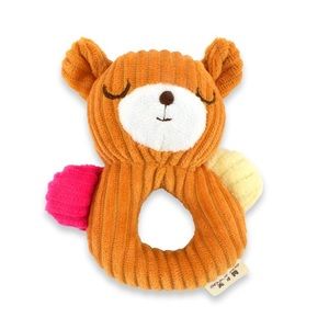 Cute pet dog chew toy squeaker soft plush - bear